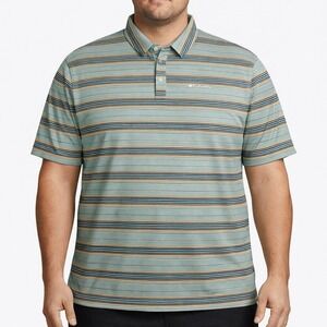 Columbia Men's XL Omni-Wick Thistletown Hills Striped Polo Shirt Short Sleeve